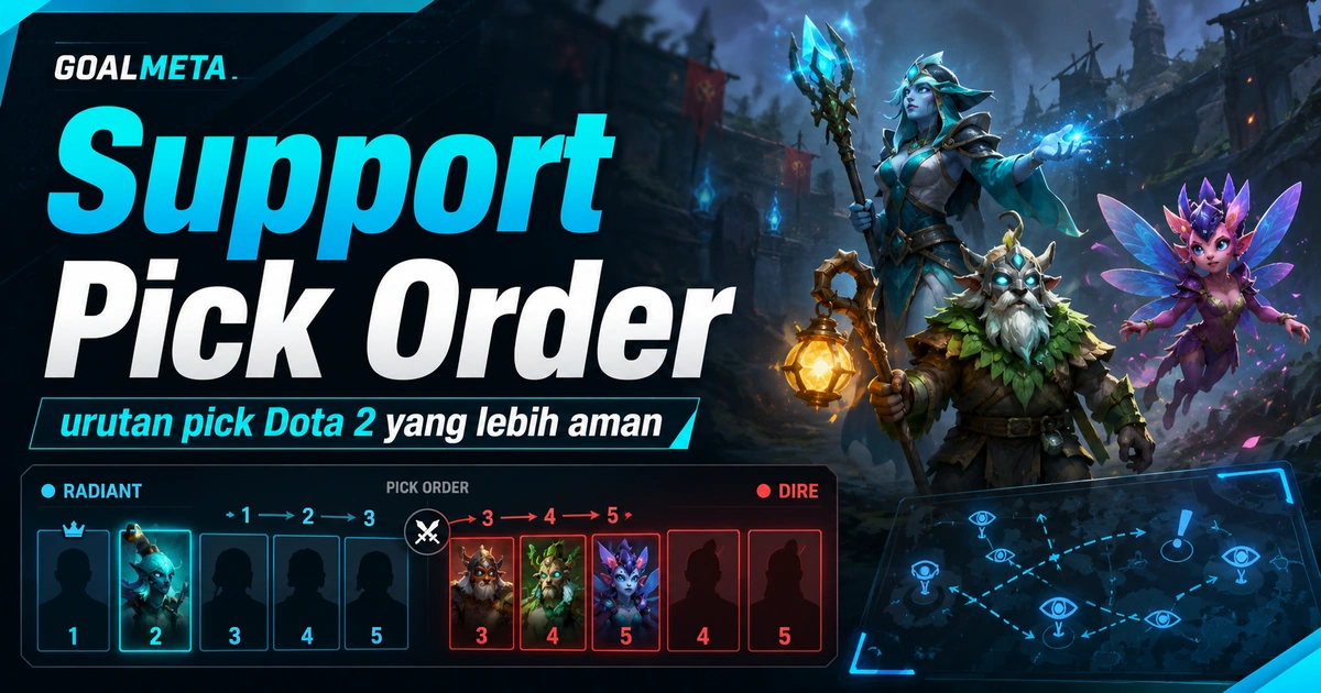 Urutan Pick Support untuk Lane Aman dan Draft Fleksibel